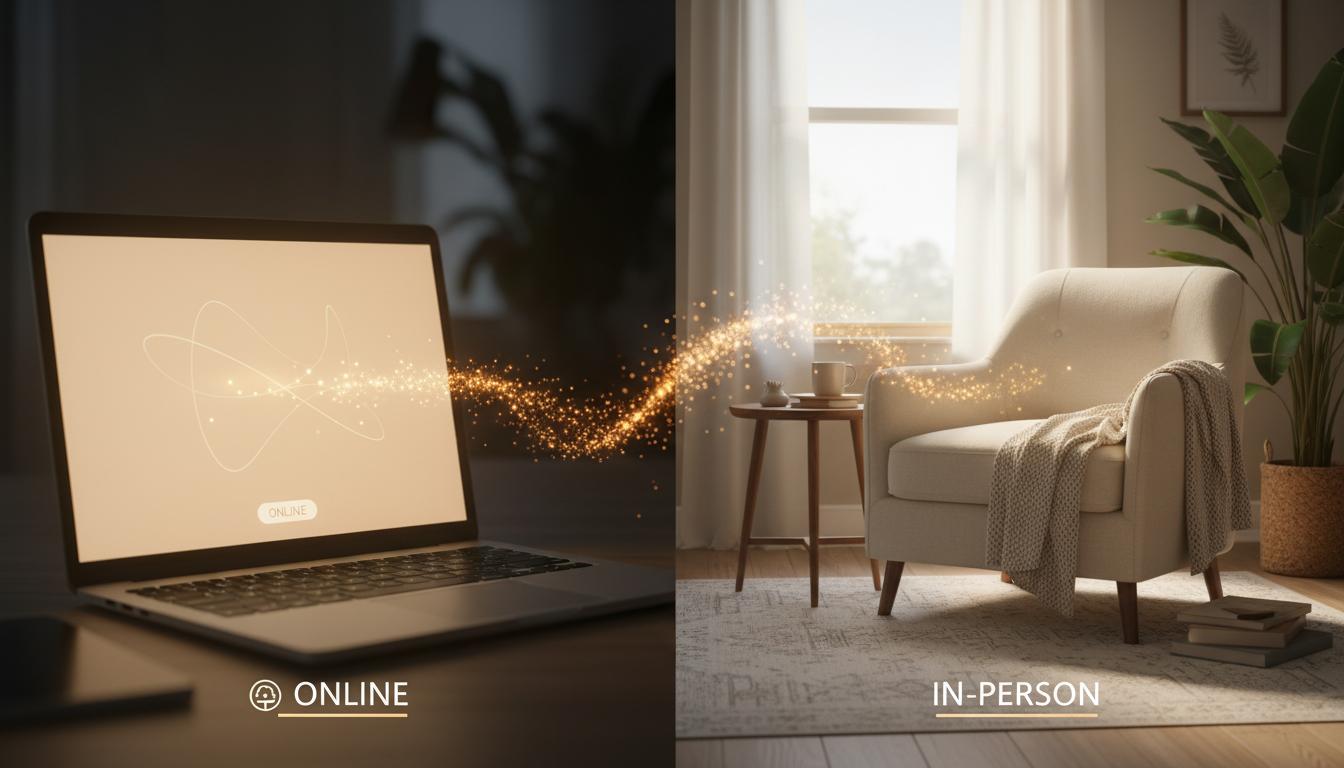 Online vs In-Person Hypnotherapy